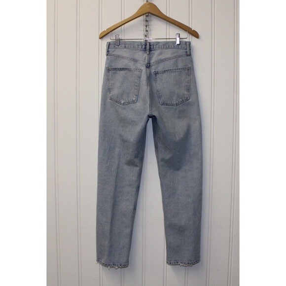 AGOLDE Womens Jeans 90s Pinch Waist Hi Rise Straight Distressed Size 26 28x27 - Picture 6 of 10